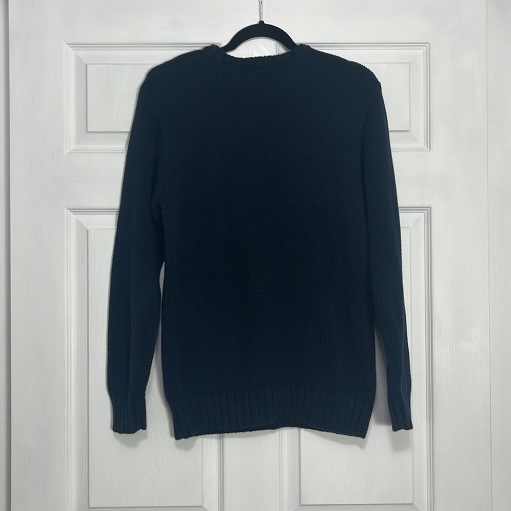 Polo by Ralph Lauren Navy Sweater with American Flag - Picture 4 of 10